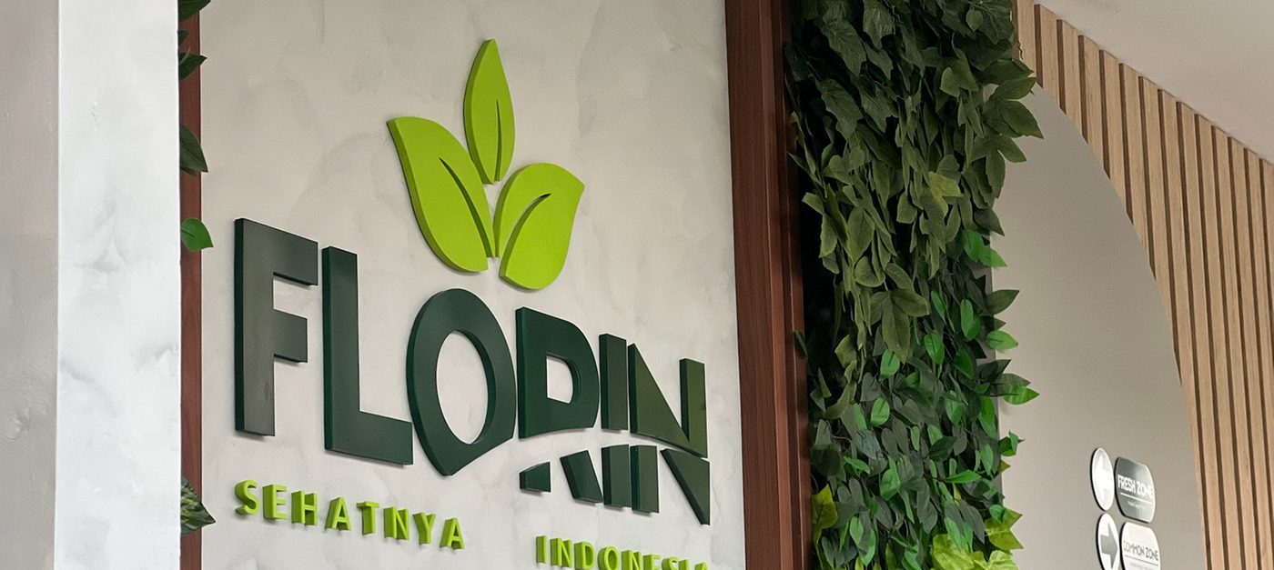 FLORIN storefront signage